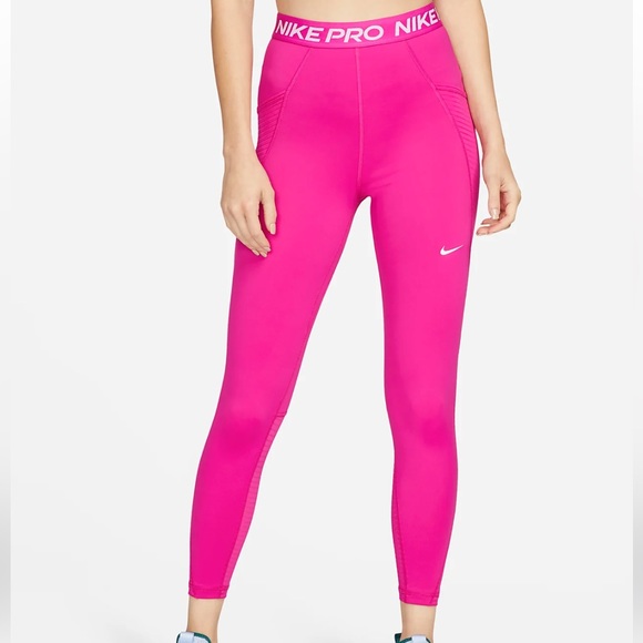 Nike Pro High Waist Rise Full Length Women’s Sz Medium New! - Picture 6 of 6